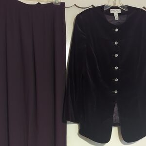 Saville Purple Velvet Blazer